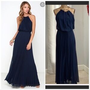 Bisou Bisou | Dresses | Bisou Bisou Halter Maxi Dress | Poshmark